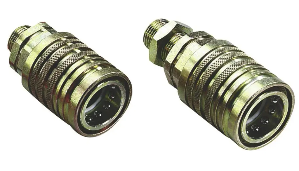 Hydraulic sleeve bulkhead thread, 25 mm long thread, 2 pcs.