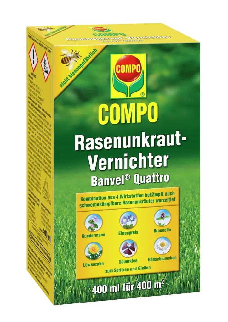 Lawn weed killer Banvel Quattro - 400 ml