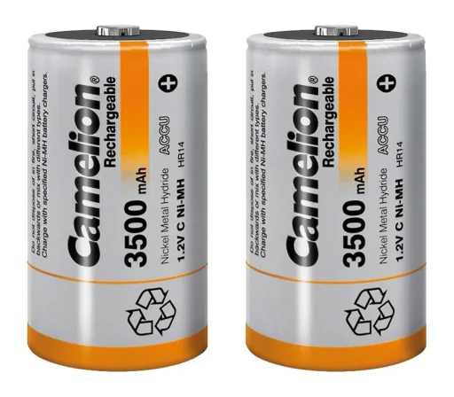 NiMH Baby C battery with 3500mAh - 2 pieces including box