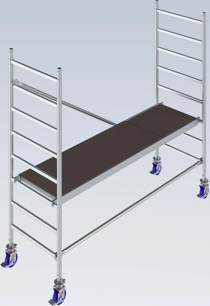 STABILO mobile scaffolding series 10, bay length 2.50 m, working height approx. 3.00 m