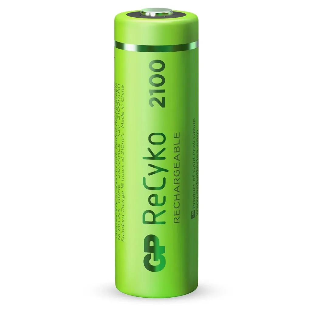 ReCyko Mignon (AA) NiMH rechargeable batteries with 2100 mAh, 1.2 V - 4 pieces