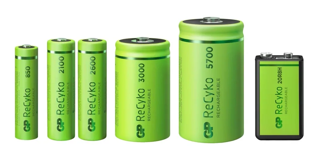 ReCyko Mignon (AA) NiMH rechargeable batteries with 2100 mAh, 1.2 V - 4 pieces