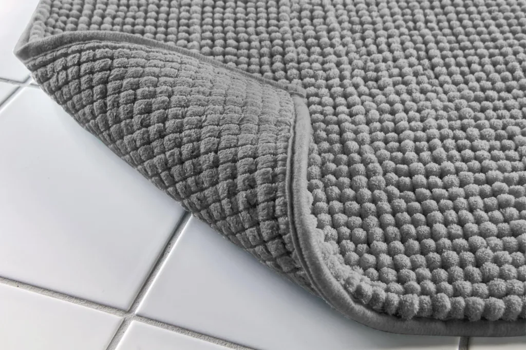 Super-Soft bath mat, grey