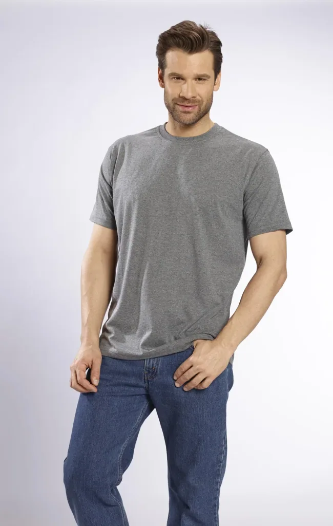 Big Size T-Shirt, anthrazit Gr.XL