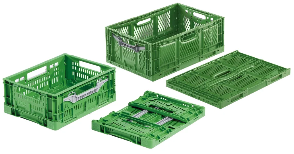 Plastic container "Clever-Fresh-Box", foldable, 60 x 40 x 23 cm