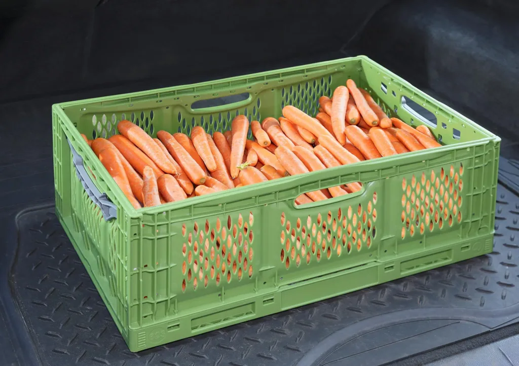Plastic container "Clever-Fresh-Box", foldable, 60 x 40 x 23 cm