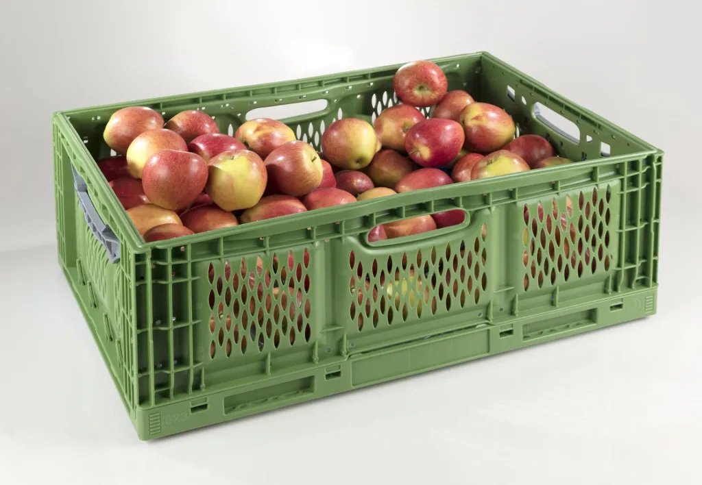 Plastic container "Clever-Fresh-Box", foldable, 60 x 40 x 23 cm