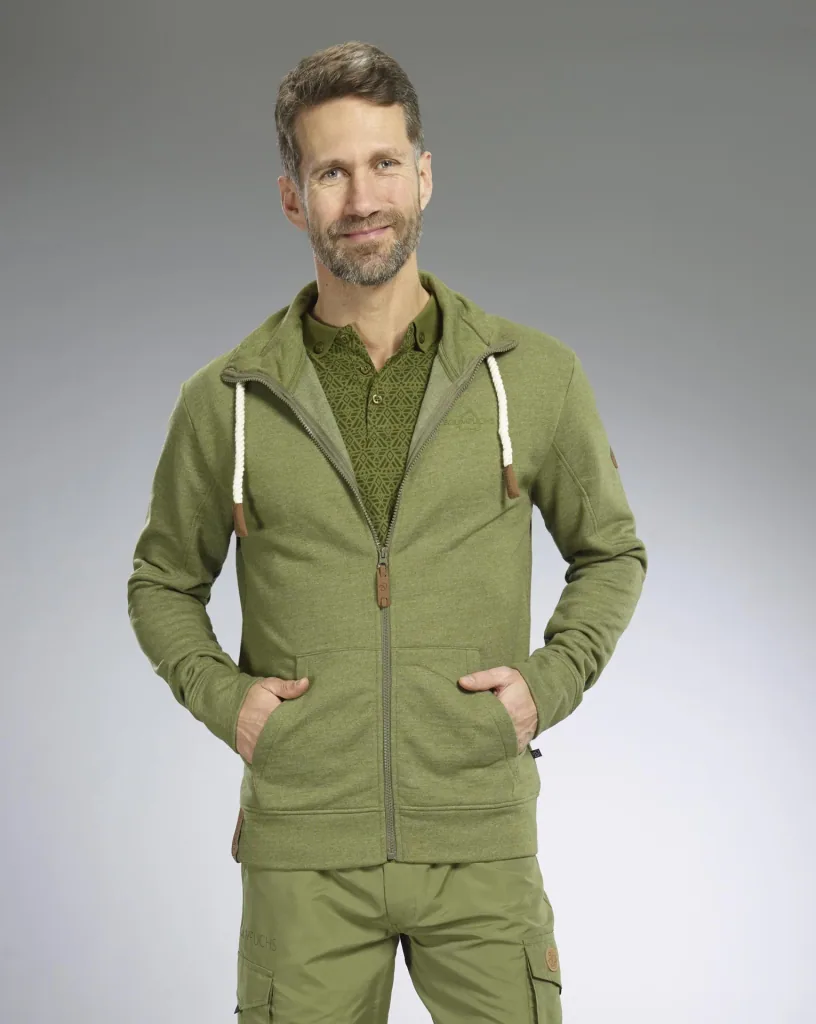 Patterned polo shirt, color olive, size M