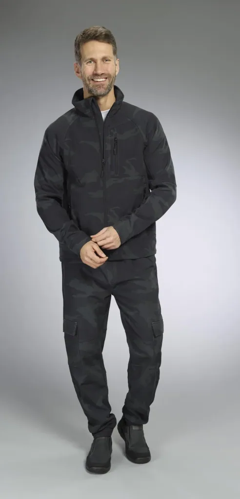 Softshell jacket, camouflage, size M
