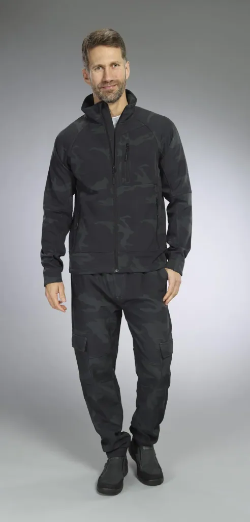 Softshell jacket, camouflage, size M