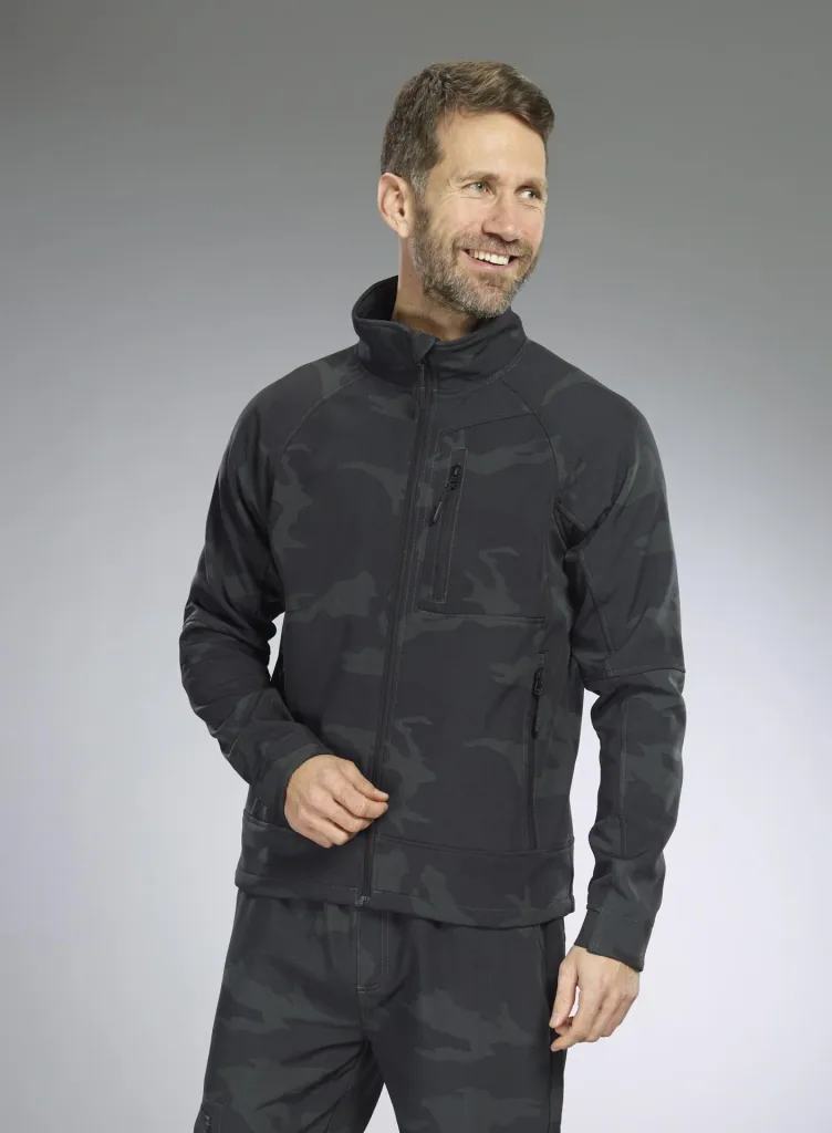 Softshell jacket, camouflage, size M
