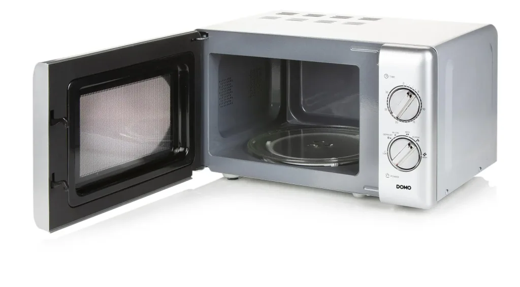 Microwave "DO3020", with defrost function and timer, 20 liters, 6 power levels, silver, 700 watts