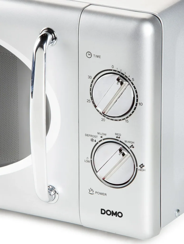 Microwave "DO3020", with defrost function and timer, 20 liters, 6 power levels, silver, 700 watts