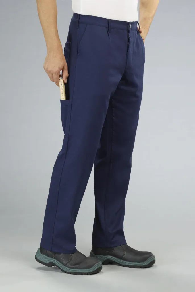 Waistband trousers in a double pack, color hydron blue, size 48
