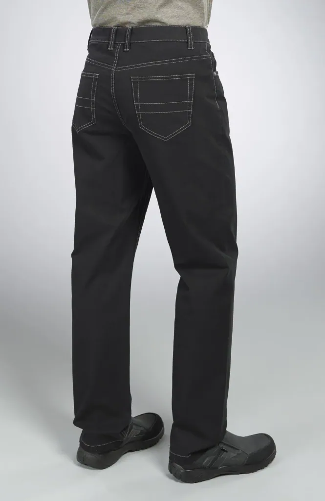 Stretch pants, color black, size 48