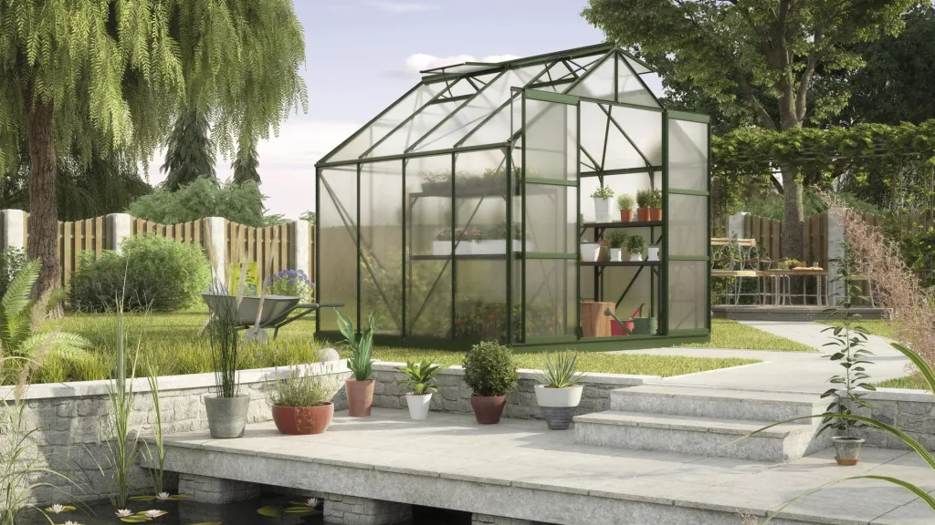 Greenhouse Uranus 6700 HKP 4 mm, color emerald