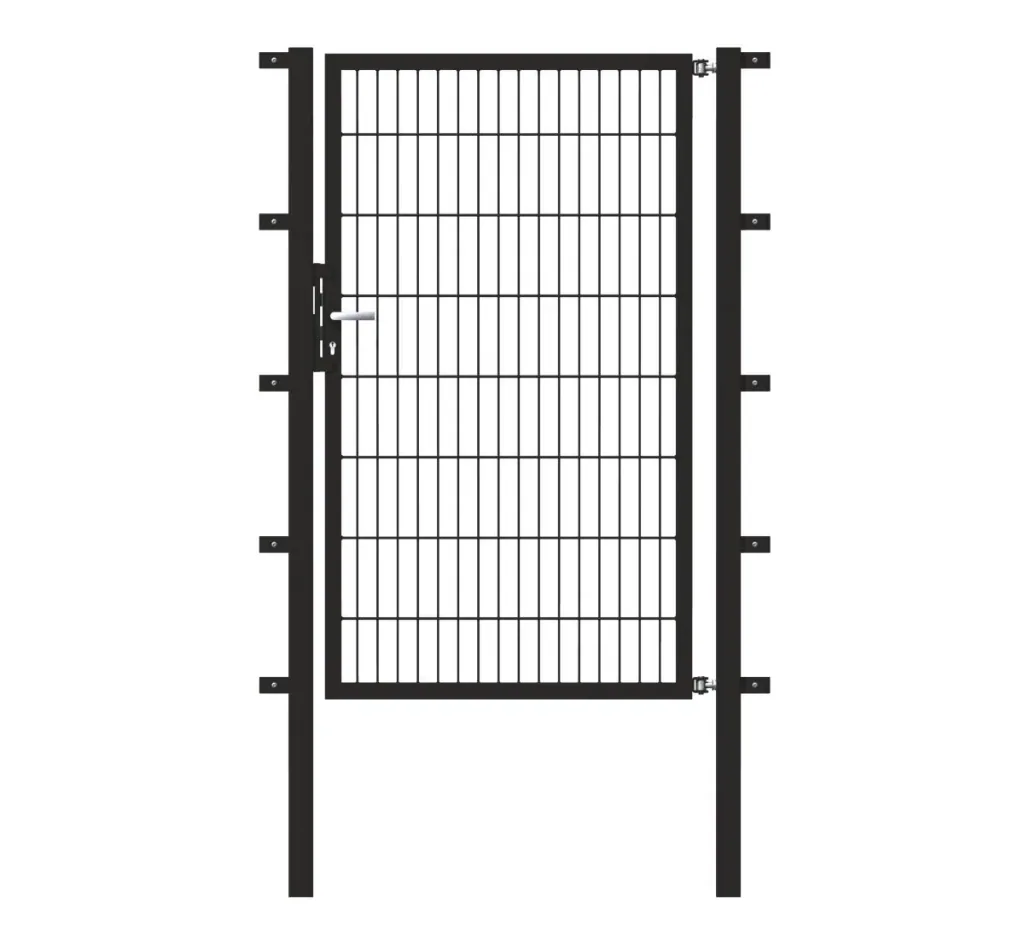 Single gate Flexo with accessories, anthracite/ width 100 cm, height 160 cm