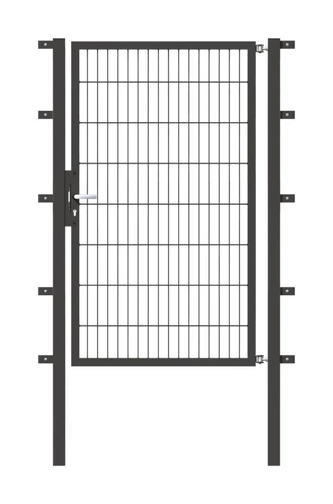 Single gate Flexo with accessories, anthracite/ width 100 cm, height 160 cm