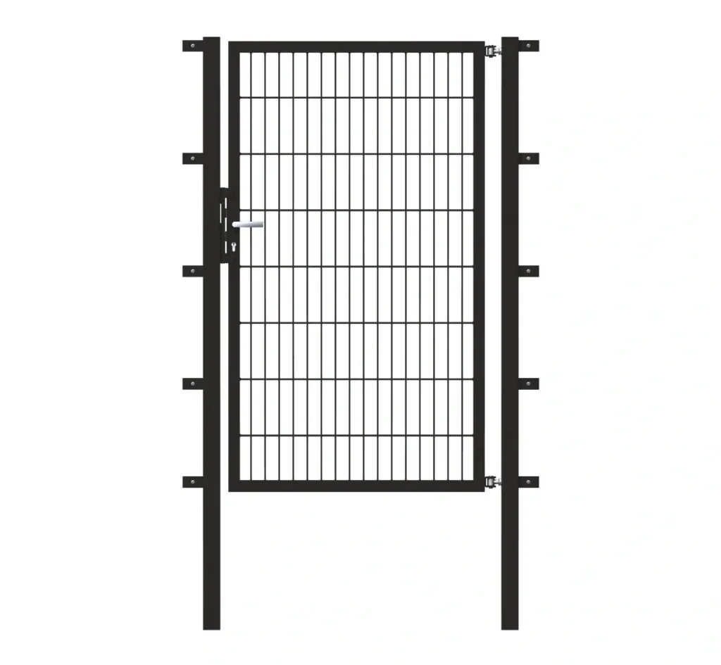 Single gate Flexo with accessories, anthracite/ width 100 cm, height 160 cm
