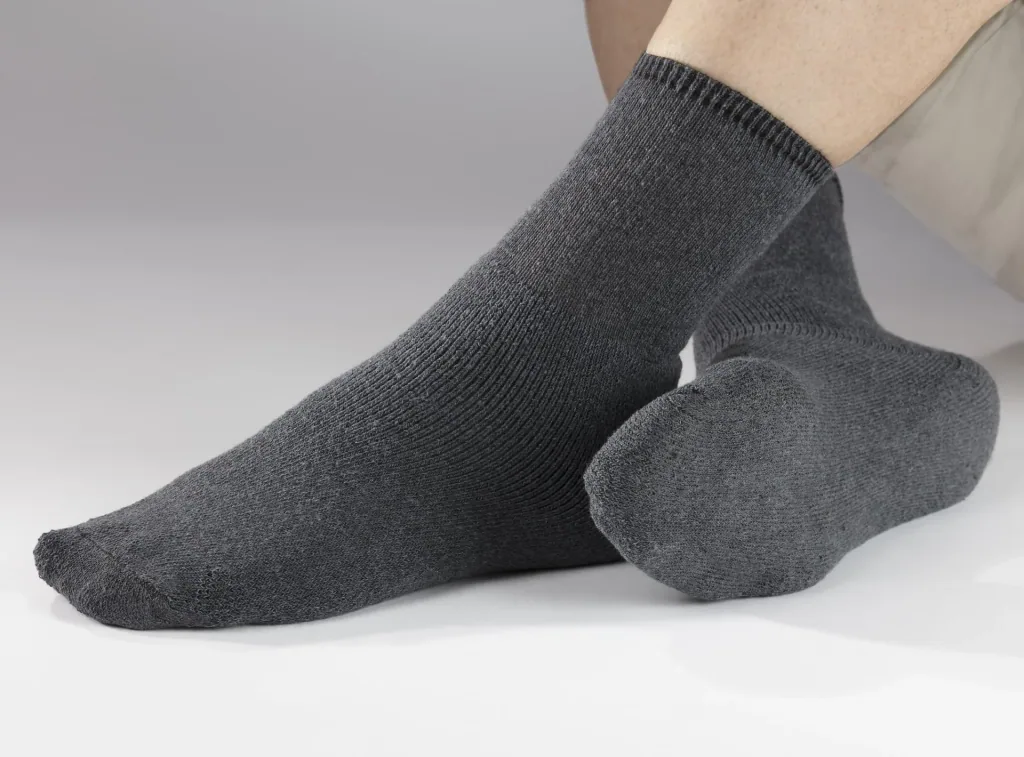 Men's leisure socks, anthracite, size 39 - 42