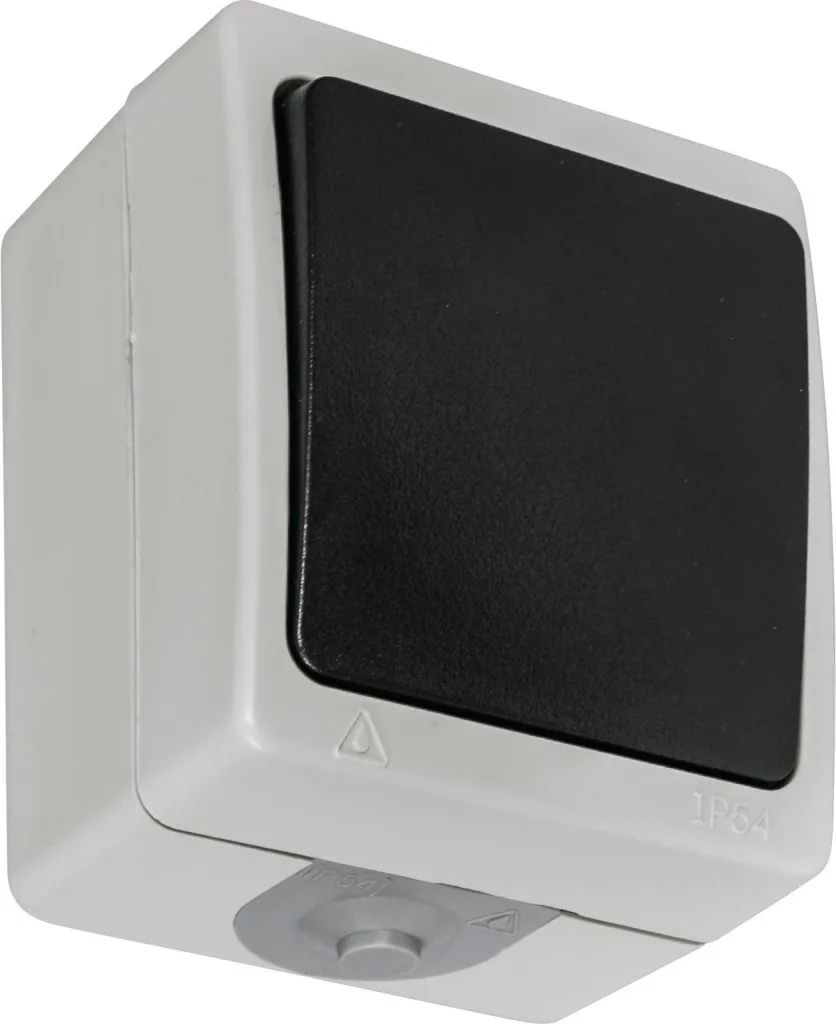 Surface-mounted damp room universal switch