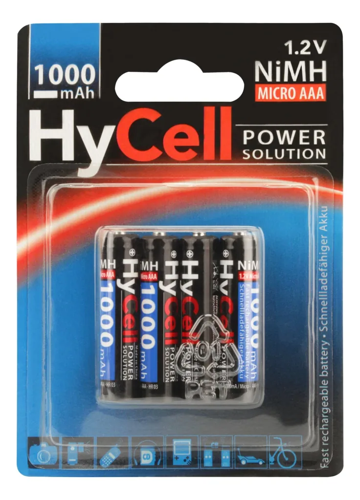 Power Solution Micro (AAA) NiMH Akku Typ 1000 (mind. 800 mAh) - 4 St
