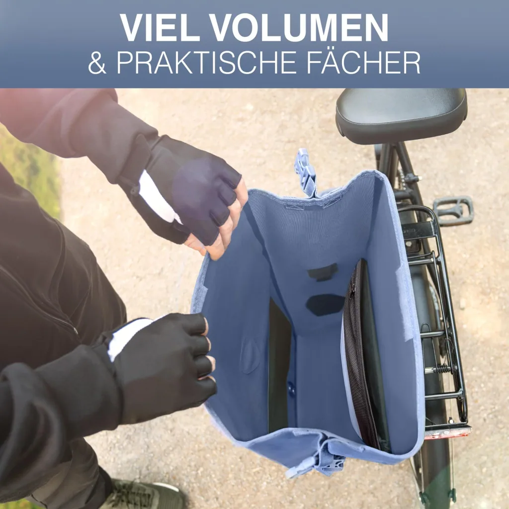ValkOcean pannier bag, blue