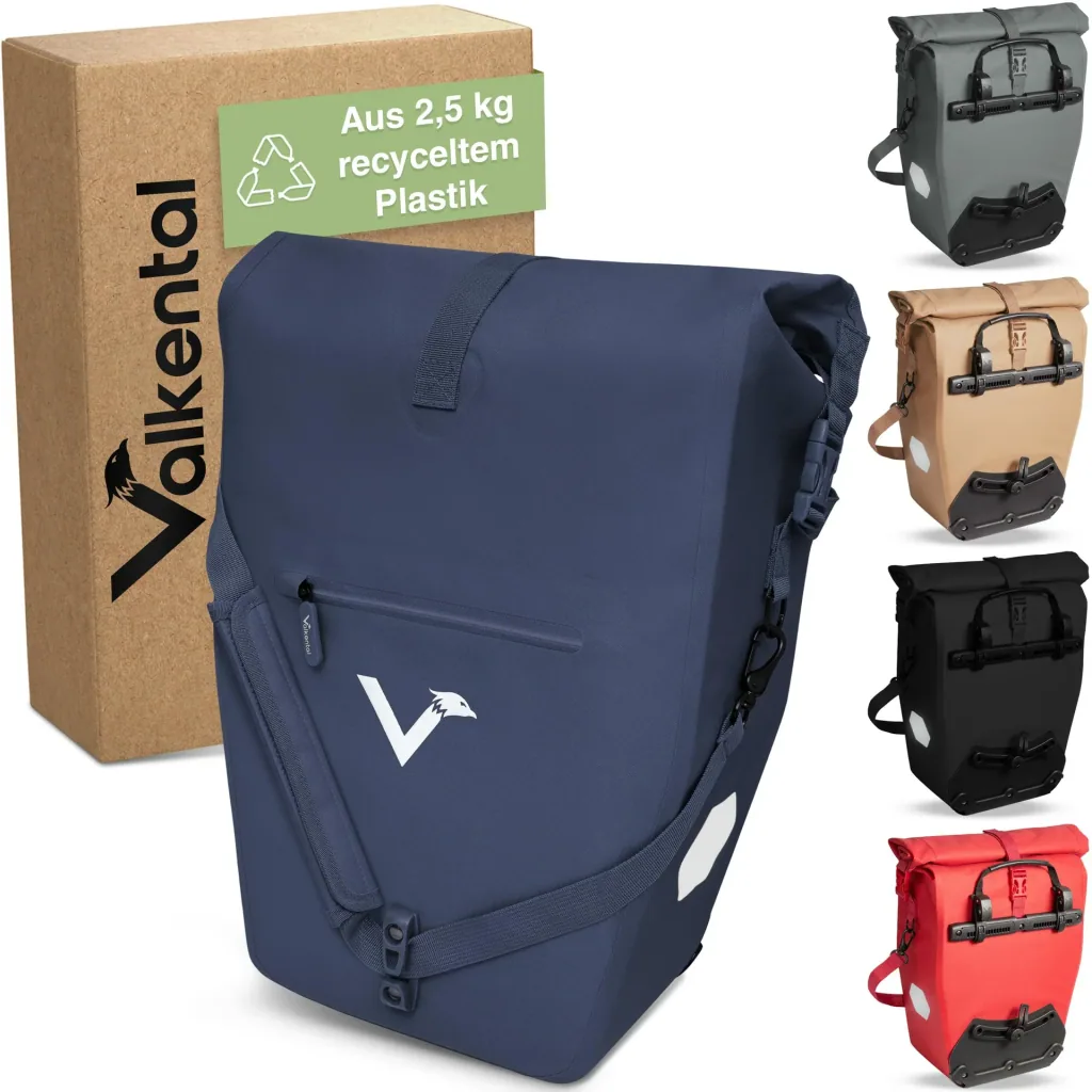 ValkOcean pannier bag, blue