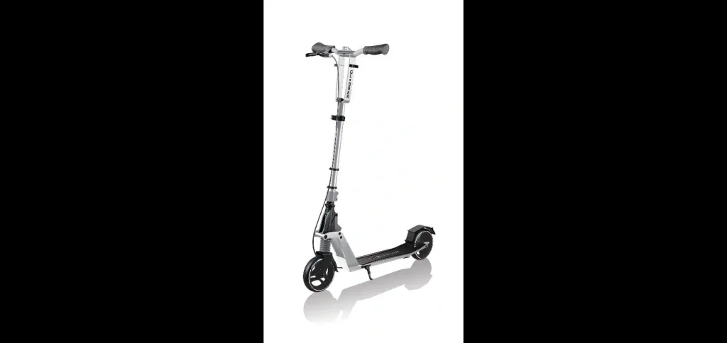 ONE K 165 DELUXE scooter, 165 mm, ABEC 7, height adjustable, handbrake, folding mechanism, silver