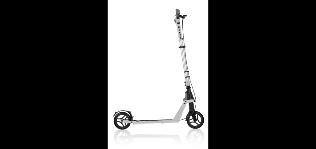 ONE K 165 DELUXE scooter, 165 mm, ABEC 7, height adjustable, handbrake, folding mechanism, silver