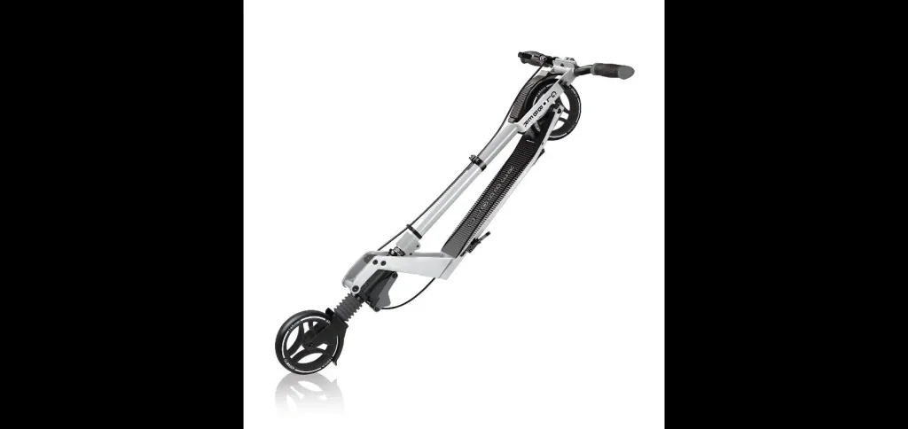 ONE K 165 DELUXE scooter, 165 mm, ABEC 7, height adjustable, handbrake, folding mechanism, silver