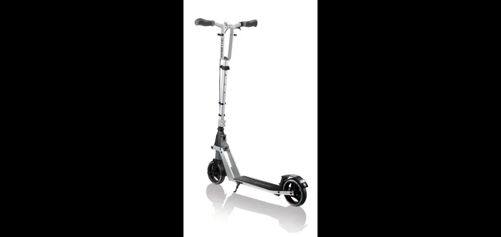 ONE K 165 DELUXE scooter, 165 mm, ABEC 7, height adjustable, handbrake, folding mechanism, silver