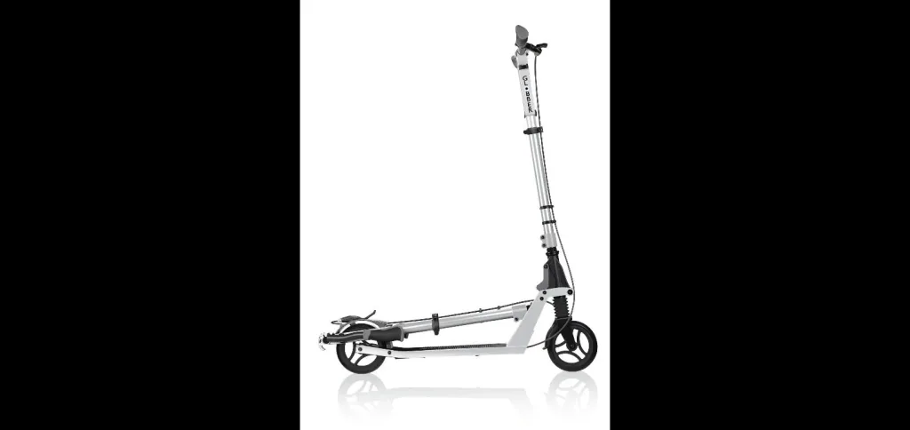 ONE K 165 DELUXE scooter, 165 mm, ABEC 7, height adjustable, handbrake, folding mechanism, silver