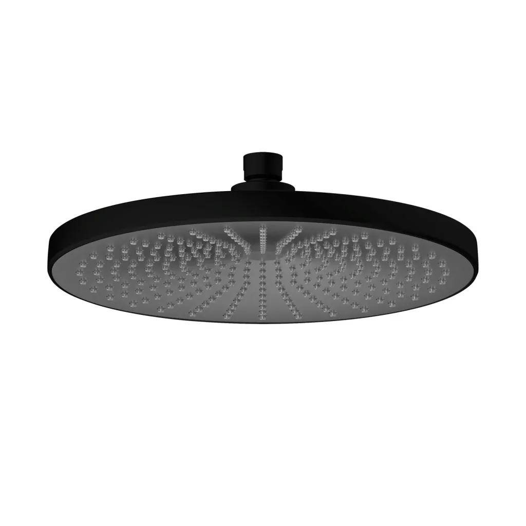 Rain shower head Ultimate Shower Black/Grey, Ø 25 cm