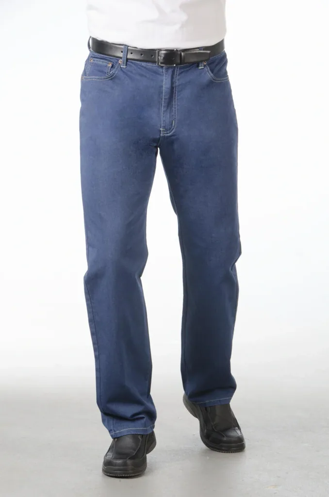 Premium jeans, crease-free, extra soft, color blue size 30