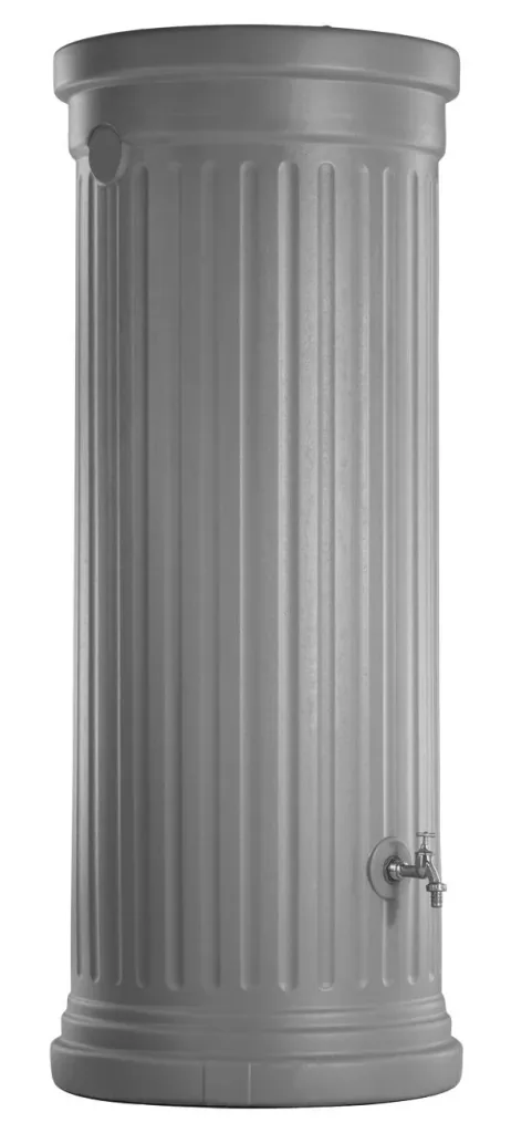 Column tank / rain barrel "CLASSIC line", stone grey, 330 liters