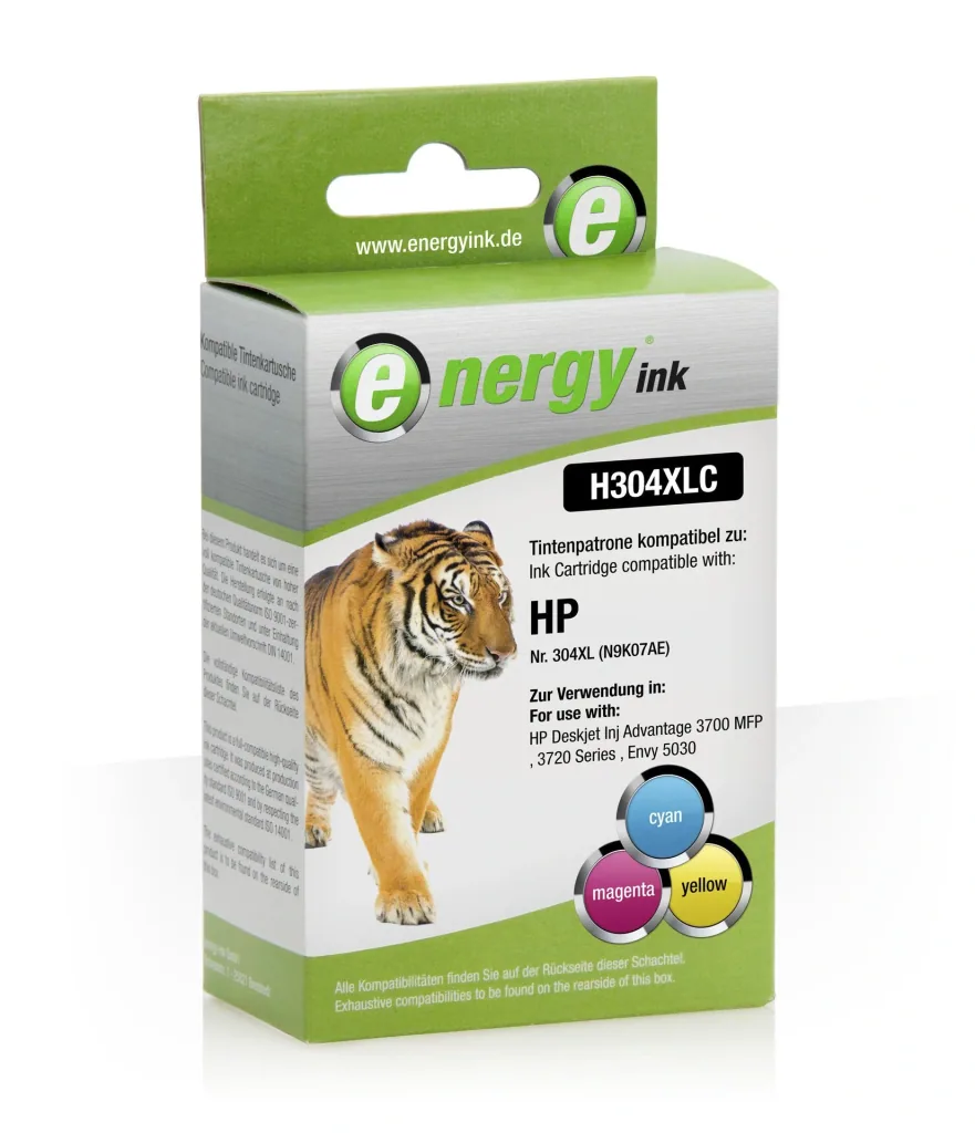 Ink cartridge ENH-304XLCL replaces HP No. 304 XL color