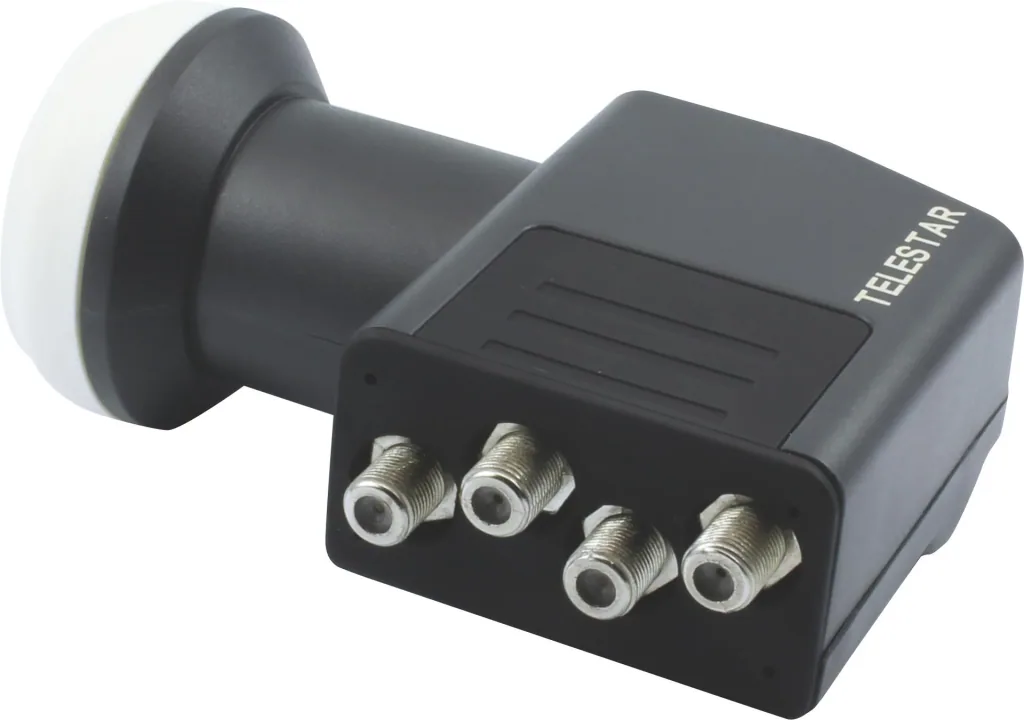 Quattro LNB "High Class" with weatherproof housing