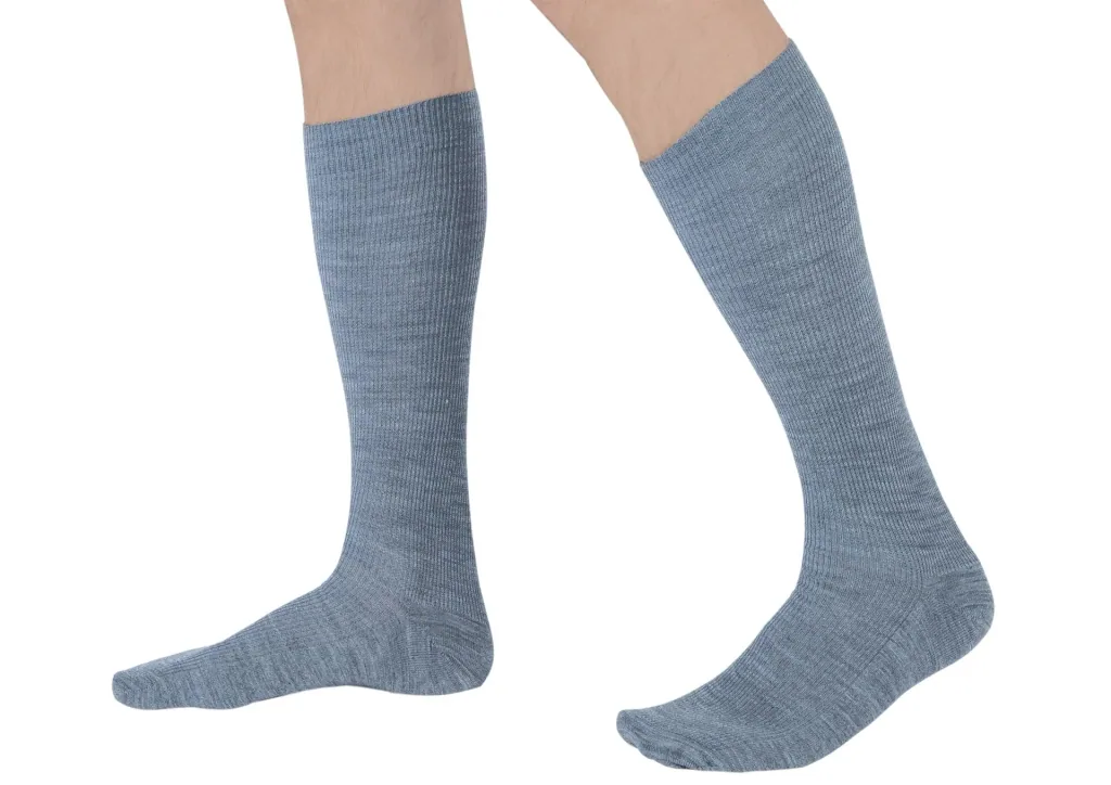 Support stockings in a set of 2, black and anthracite, sizes 39-41