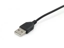 Headset USB 2m cable, microphone, remote control stereo red
