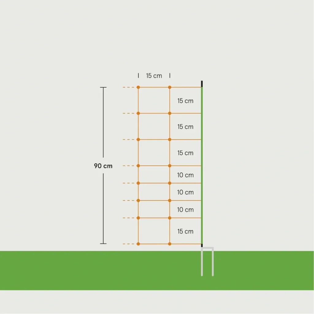 Extra 90 cm with double tip, 50 m