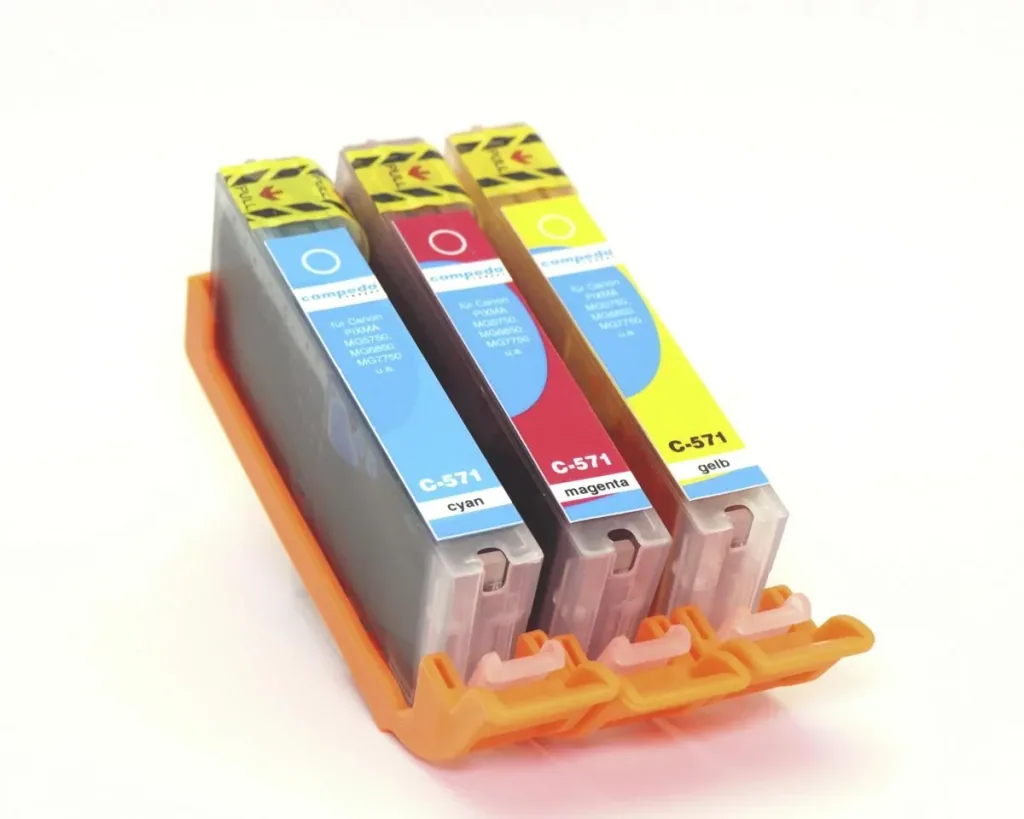 Printer cartridge for Canon CLI-571 Multipack XL 3P