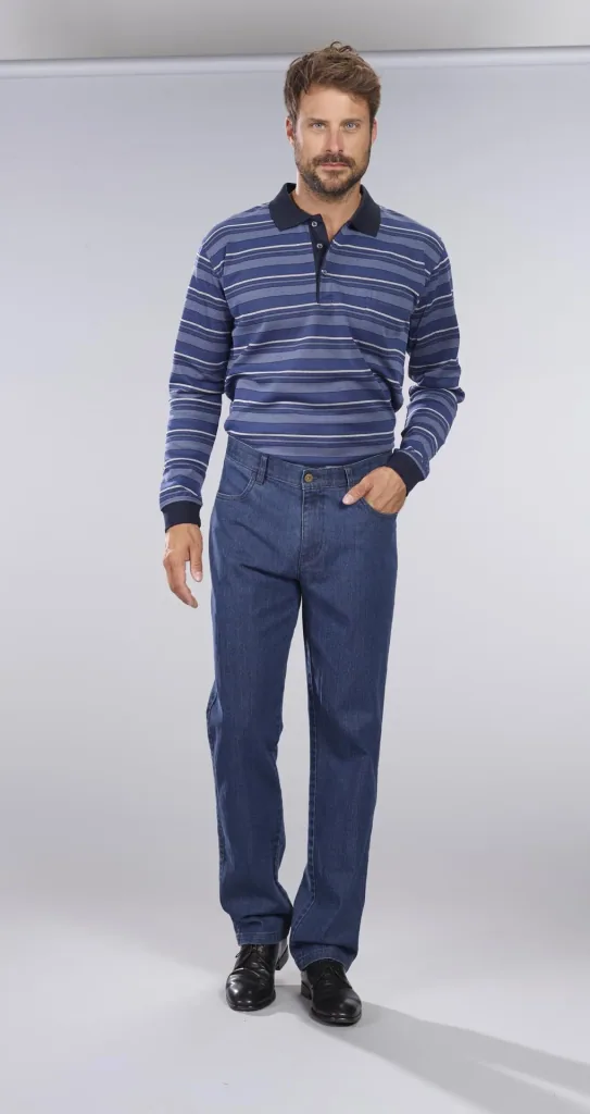 Comfort jeans, color bluestone, size 52