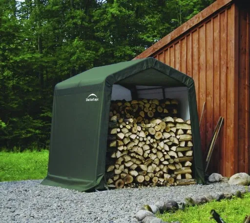 Foliekas voor gereedschap 5,76 m², groen, 240×240 cm – versterkte achterwand, DuPont stalen frame, weerbestendig