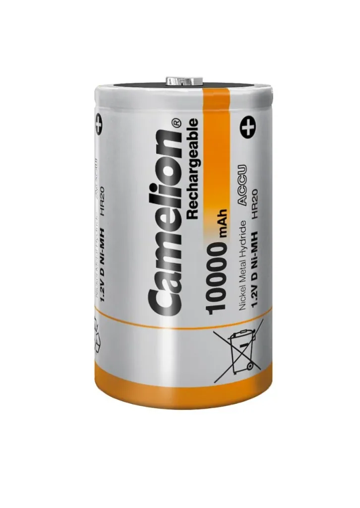 NiMH Mono D battery with 10000mAh - 2 pieces including box