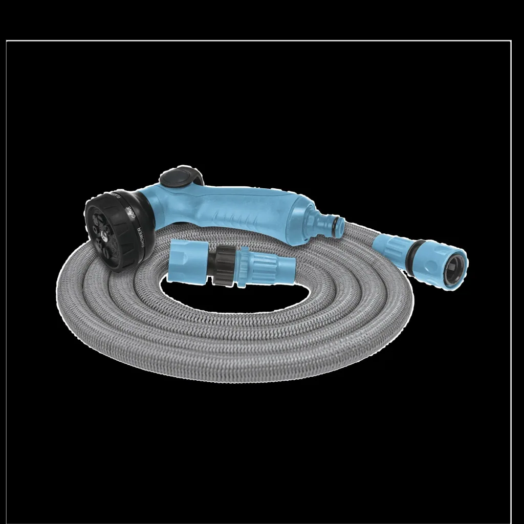 Irrigation kit with expandable garden hose BASIC 15 m