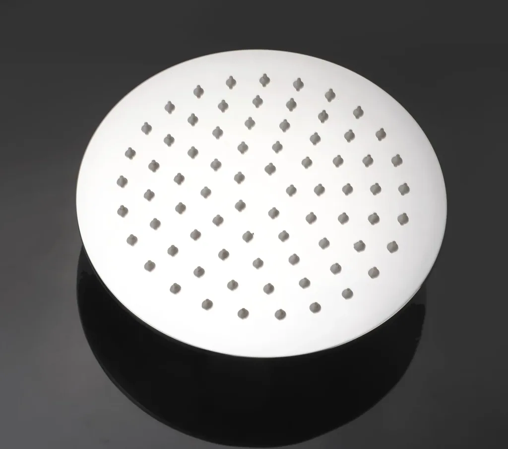 Shower head Ø 20 cm rain shower made of stainless steel with 1 jet type G1/2 individually usable