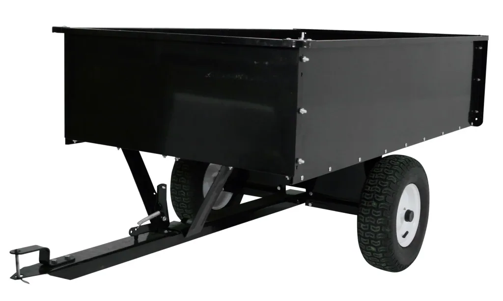 Lawn tractor trailer 150 kg - With tipping function 97 x 76 x 30 cm