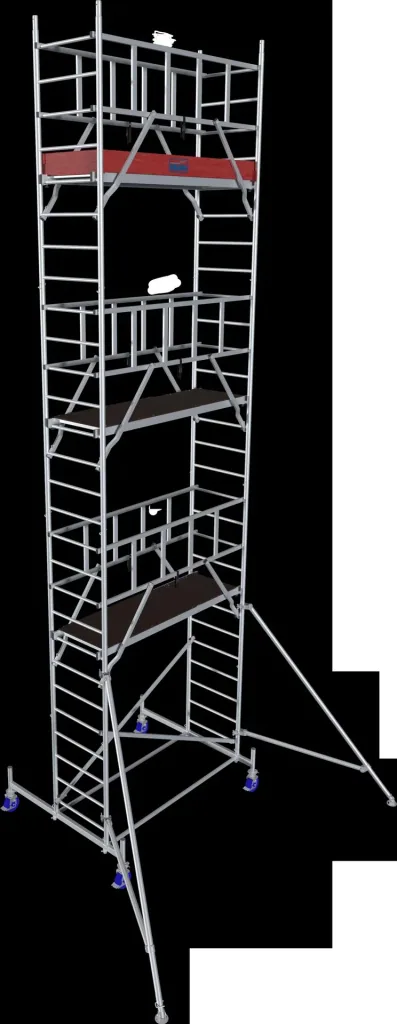 MONTO ProTec aluminum mobile scaffold, working height approx. 8.30 m
