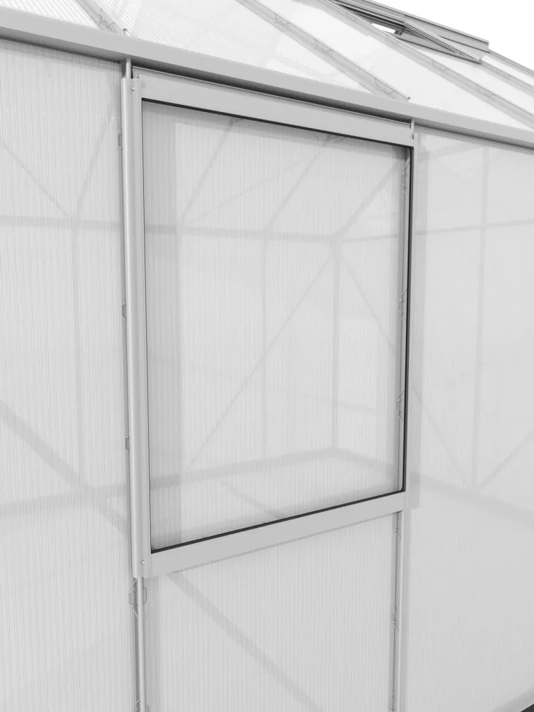 Side window V HKP 6 mm, color aluminum
